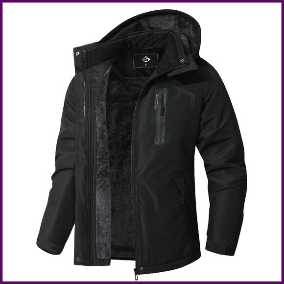 Women's Waterproof Ski Jacket Warm Winter Coat Hooded Windbreaker